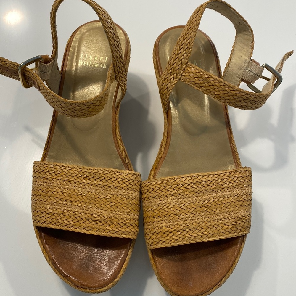 Espadrille straw sandal
